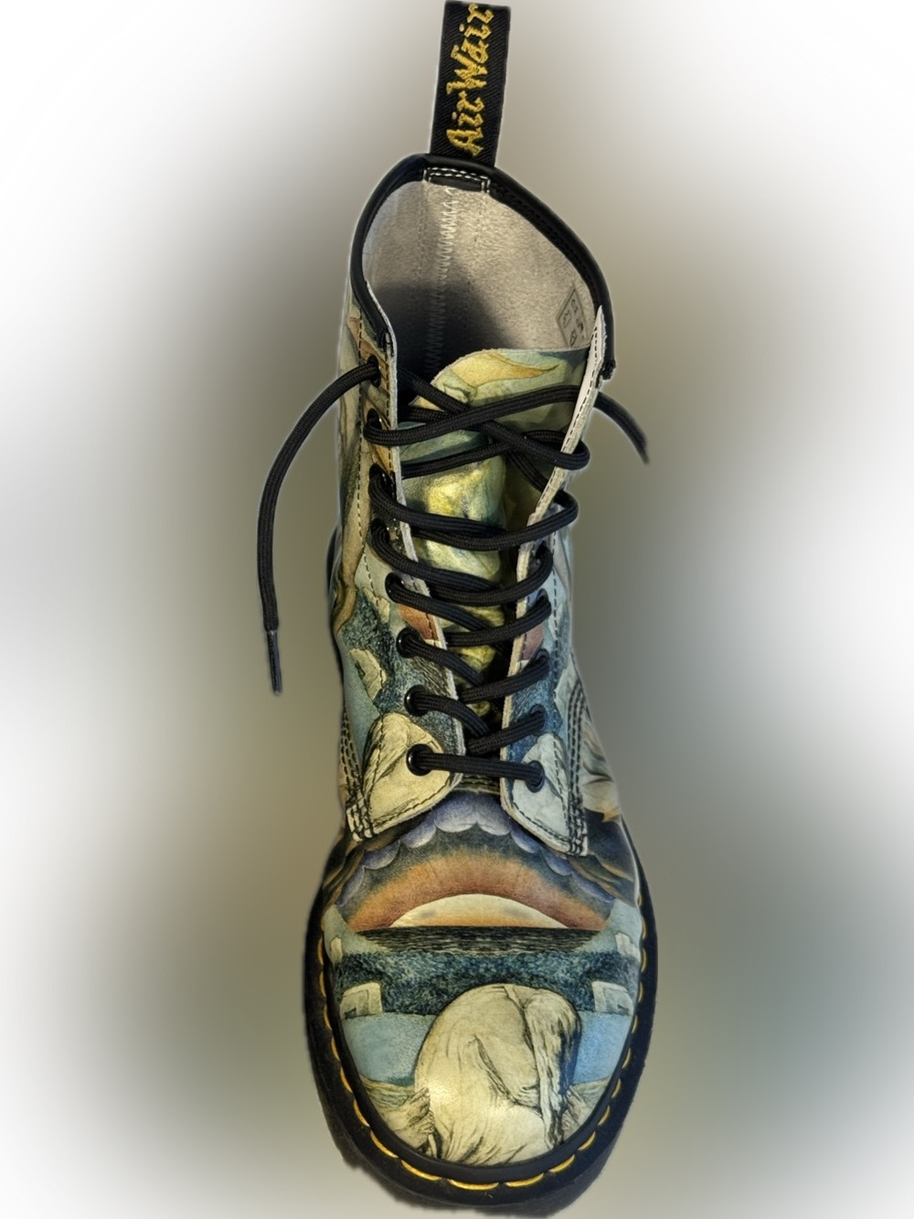 Rare Dr. Martens 1460 William Blake Art Print Boots Men’s US 11 EU 45 Surreal - Picture 6 of 9
